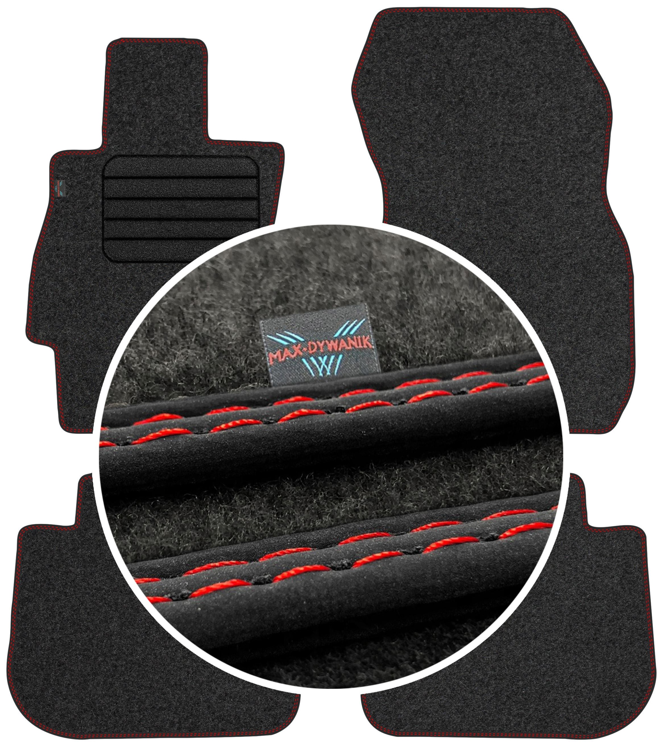 Коврики Max-Коврик велюровые 107588011500 4 el.