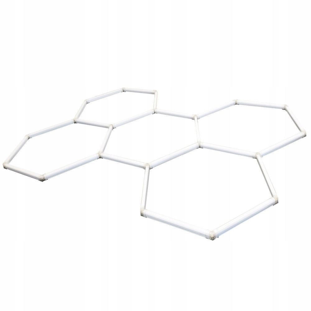 Plafon Ścienny Sufitowy Led Light Prestige Geometric LP-0109/5C 4K Biały