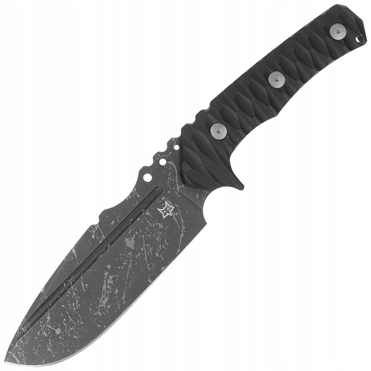 Nůž Fox Uro Black G10, Acid Washed Niolox by Wander Tactical