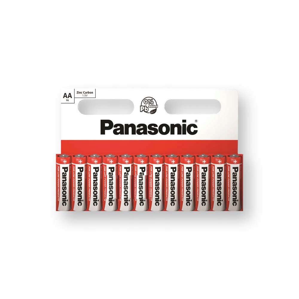 bateria 12szt. cynkowo-węglowa R6 Aa 1,5V Panasonic