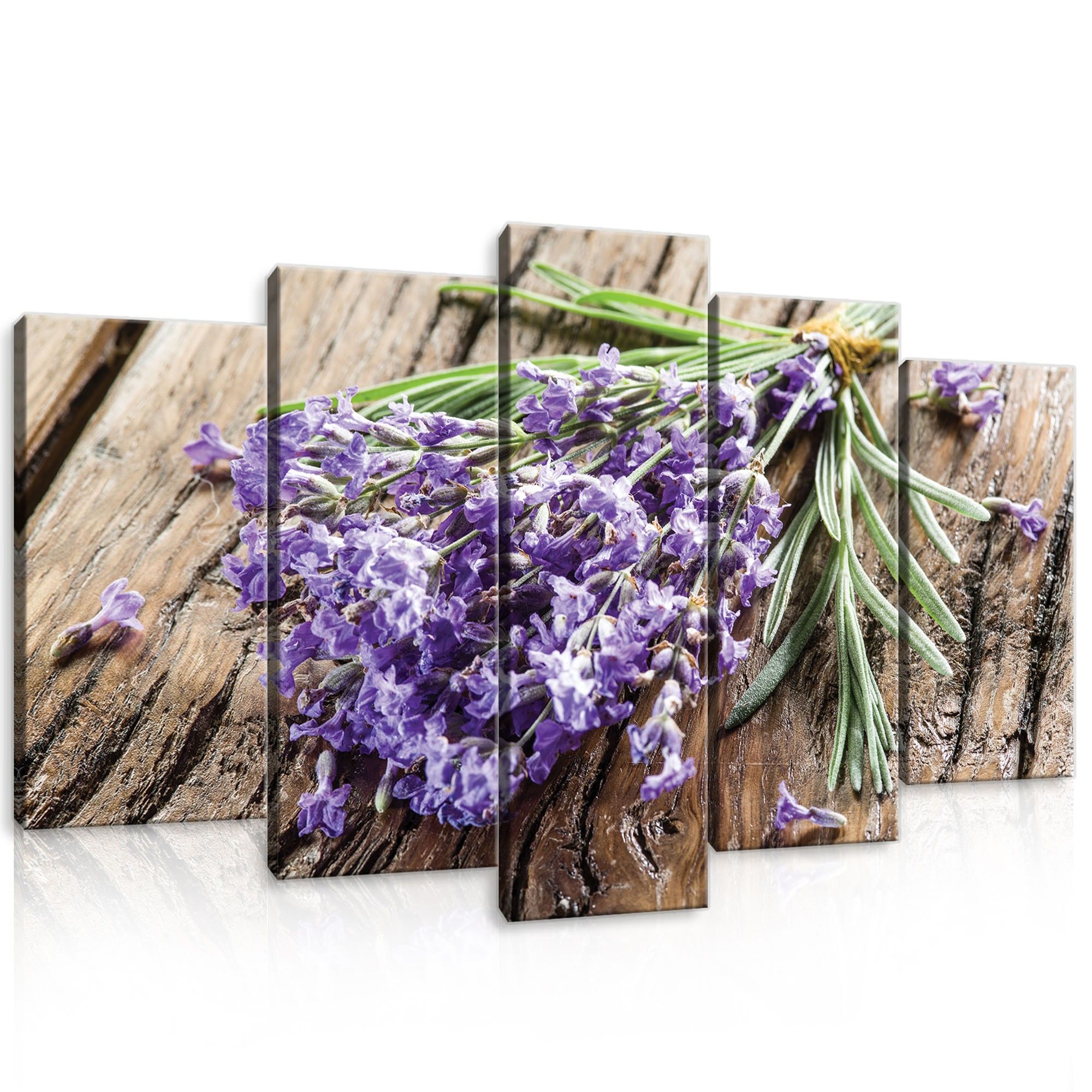 Obraz 100x60 Levandulová kytice Provence rustikální přirozenost svěžest