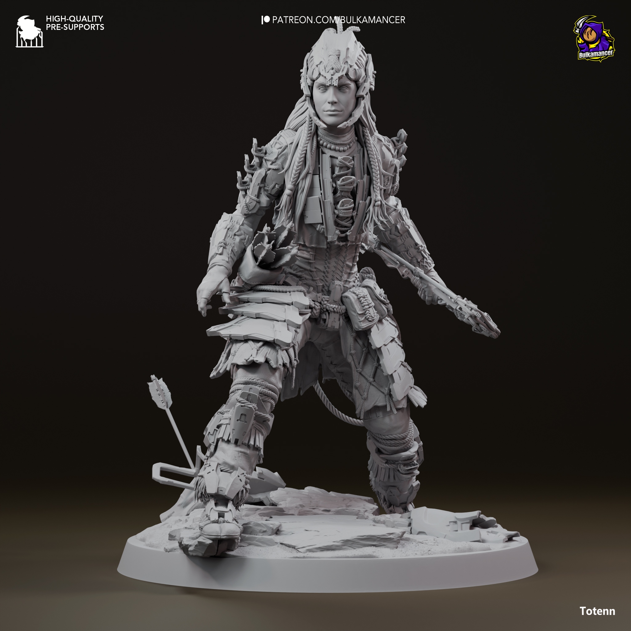 Figurka Aloy Horizon Forbidden West Bulkamancer 3D tisk 14K Dárek