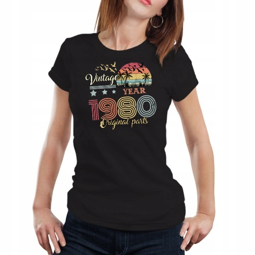 

Koszulka Damska Prezent Urodziny Vintage