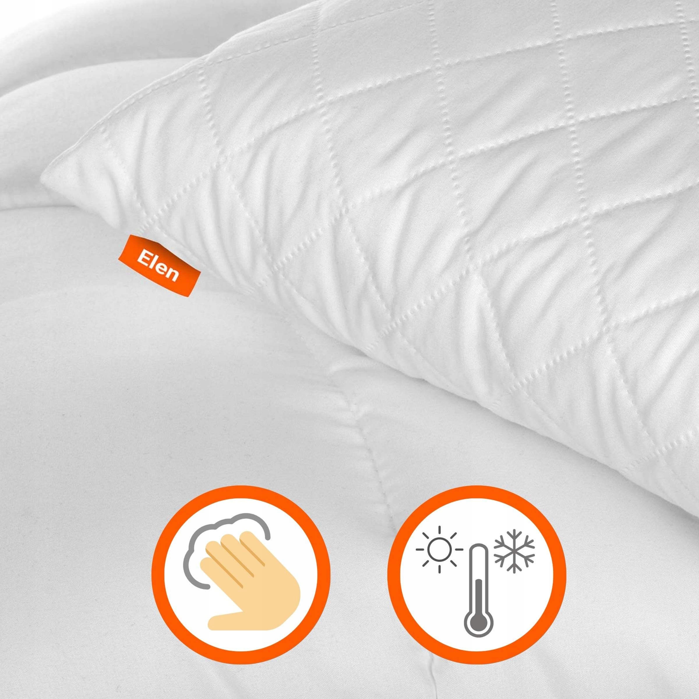 Poduszka Pikowana Antyalergiczna 50x60 Elen Marka Łóżkoholicy