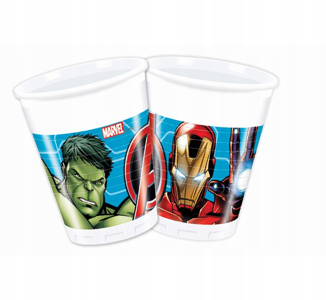 

Kubeczki plastikowe Avengers 200ml 8szt