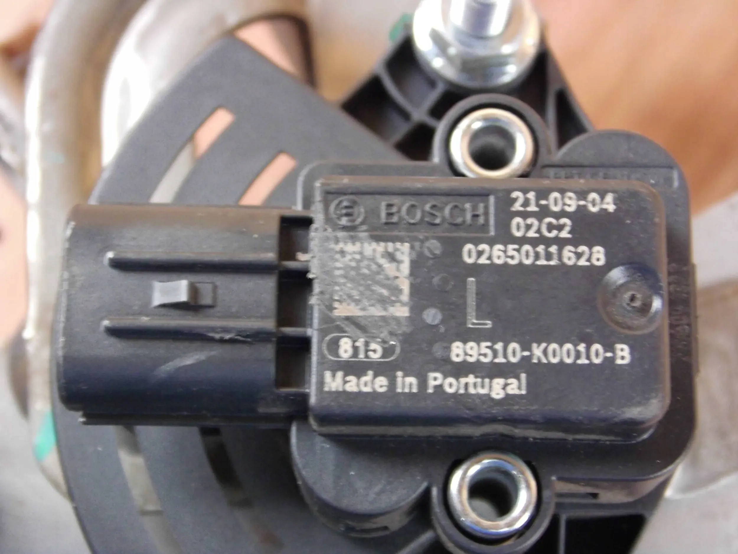 TOYOTA YARIS IV XP210 PEDAL BREMSE POTENTIOMETER SENSOR 89510-K0010-B