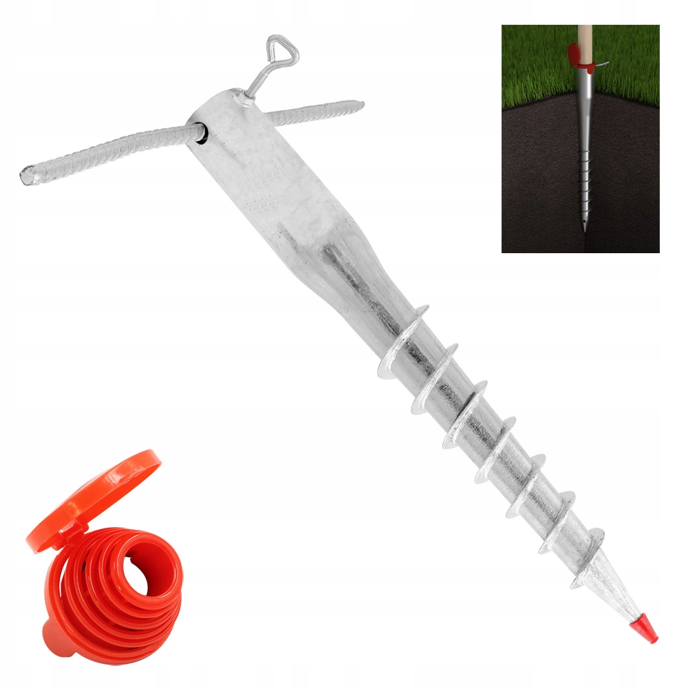 PODSTAWA SŁUPA WKRĘCANA DO ZIEMI 68x550 ŚWIDER KOTWA PWO 68 OCYNK DOMAX