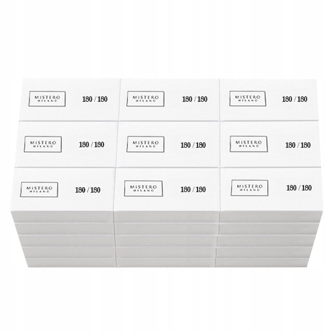 Polerka Do Paznokci Blok Panel Basic 180/180 mini Mistero Milano