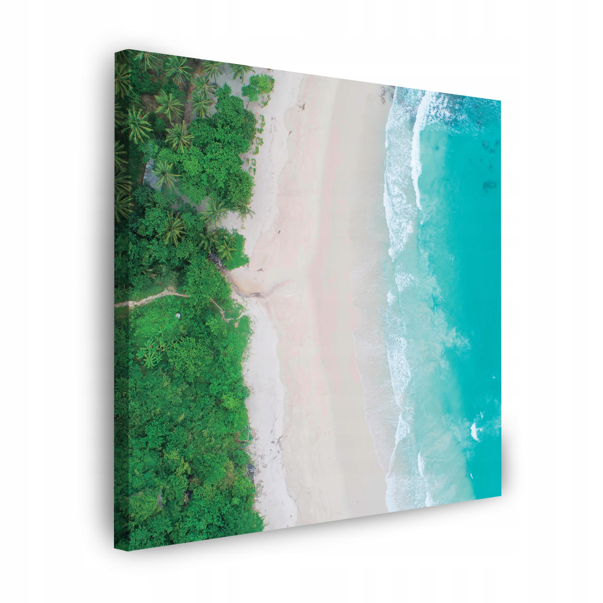 Obraz na plátně Moře Vlny Písek Příroda 80x80 cm