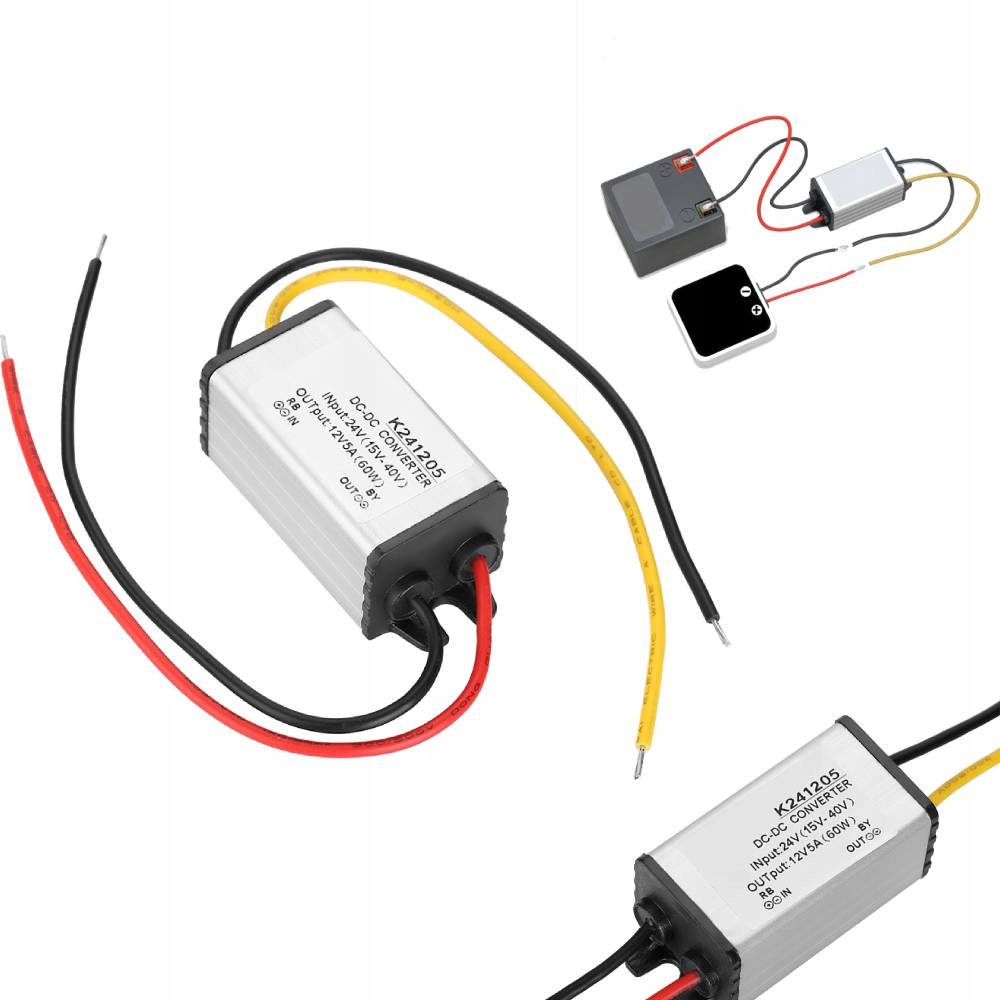 Przetwornica Buck 24V Do 12V 5A Napięcia Konwerter DC-DC