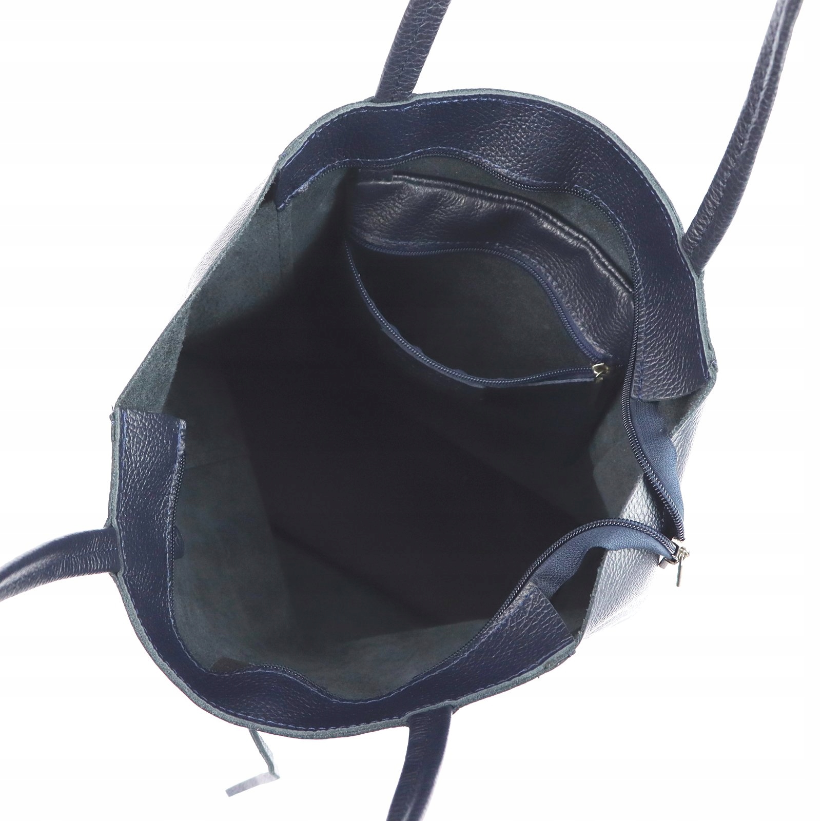 MODNA SKÓRZANA ZAPINANA TORBA SHOPPER MiaMore Marka inna