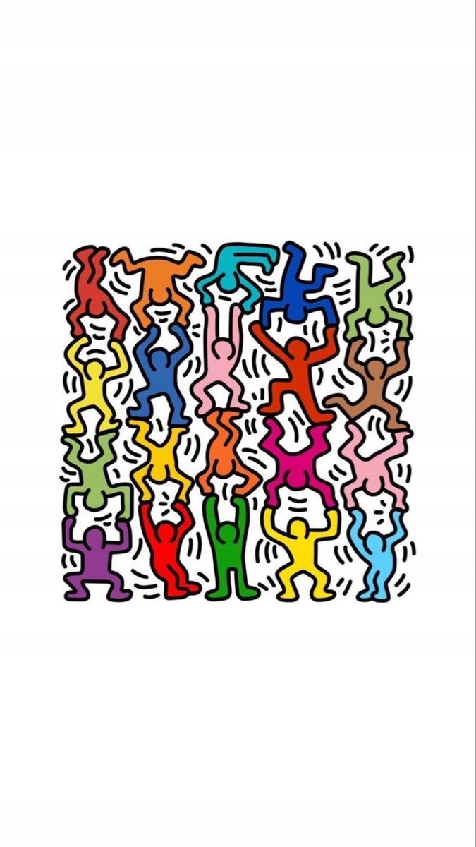 Plakát Keith Haring Art Poster Umění Vintage Retro Obraz 100x70 cm #28