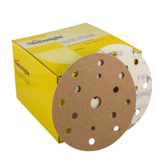 

Sunmight Gold Papier ścierny Krążek 150 P800 15otw
