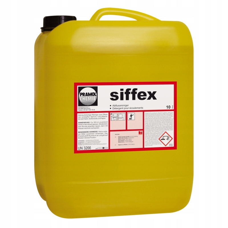 Levně Siffex kapalina pro čištění trubek a odtoků 10l Pr