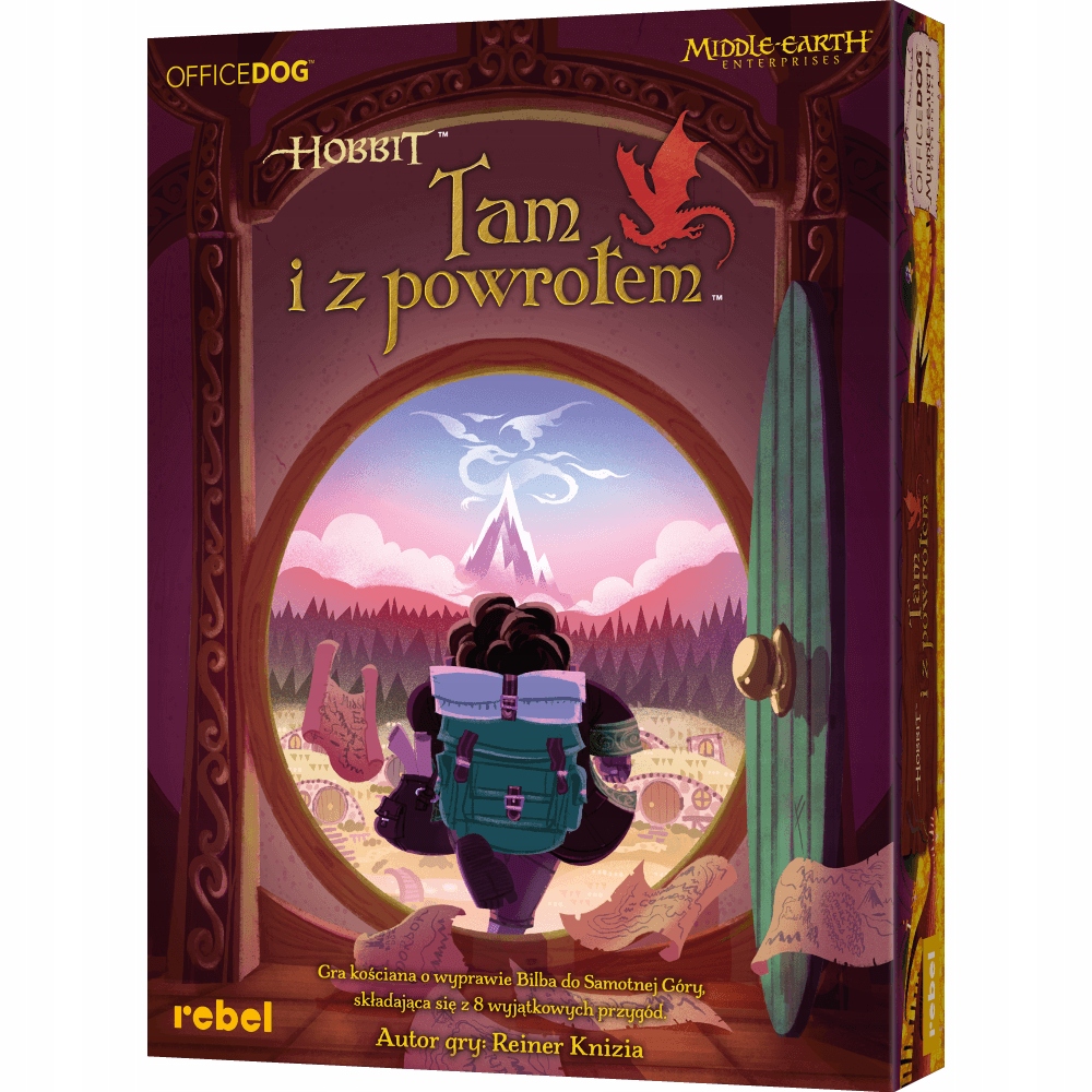 Gra planszowa Hobbit: Tam i z powrotem Rebel