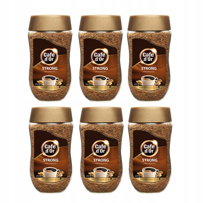 Levně Káva Cafe d'Or Strong 6x200 g