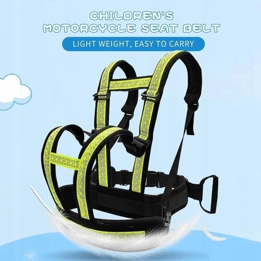 PAS BEZPIECZEŃSTWA SZELKI DZIECKA MOTOR MOTOCYKL Rozmiar uniwersalny