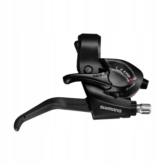 Klamkomanetka Shimano ST-EF41 6R Černá 6-řadá Pravá Originální Box