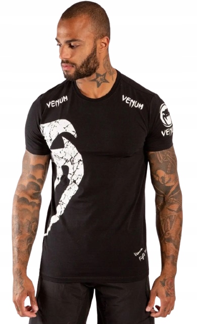 Venum T-Shirt Koszulka Giant Black/White L