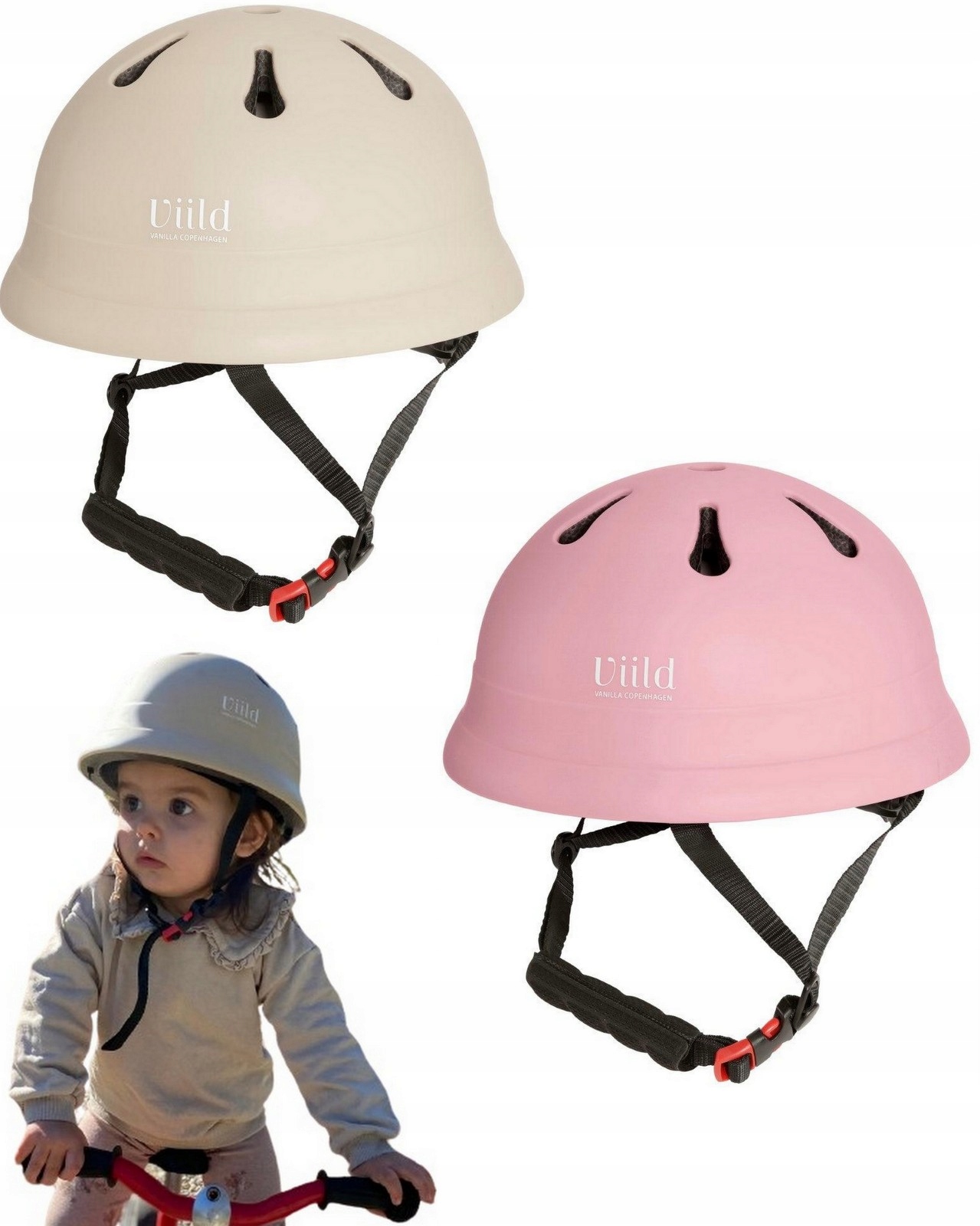 Kask rowerowy dziecięcy ochronny Vanilla Copenhagen Xxs (44-48cm)
