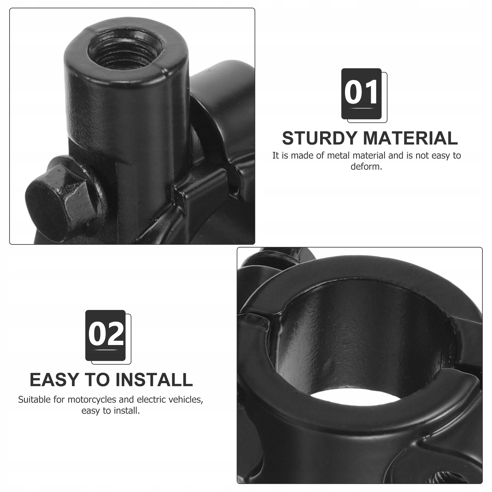 2 SZT. UCHWYT DO LUSTERKA MOTOCYKLOWEGO Rodzaj inny