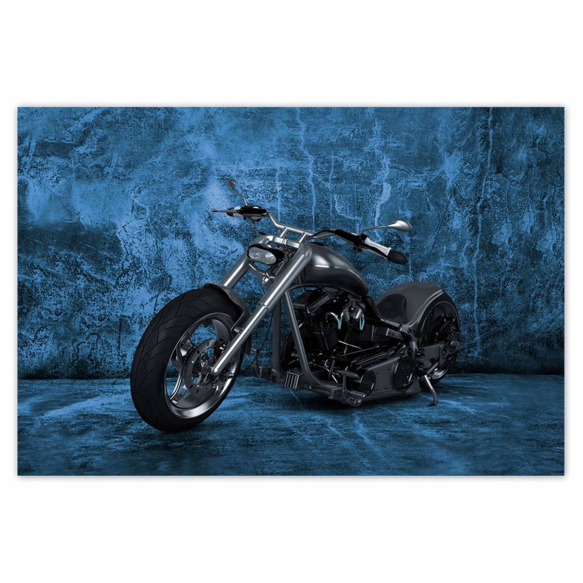 Plakáty 200x135 Modrá stěna Chopper