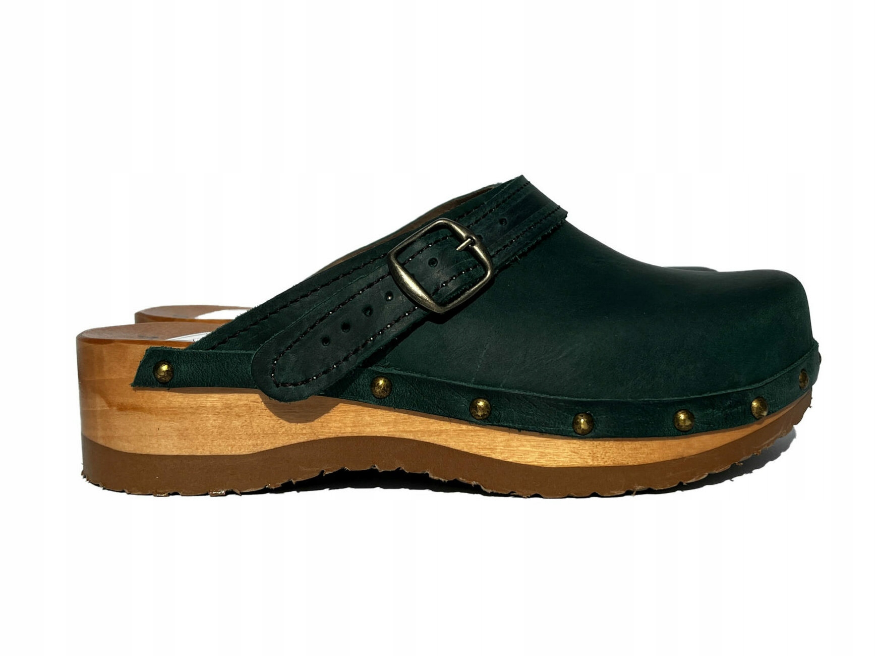 Zelené boty z nubukové kůže crazy horse pro ženy, velikost vel.