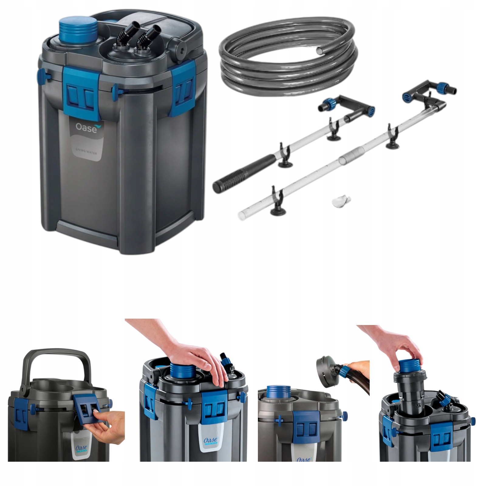 Oase BioMaster² 250 – Filtr Zewnętrzny z Prefiltrem do Akwarium 250l