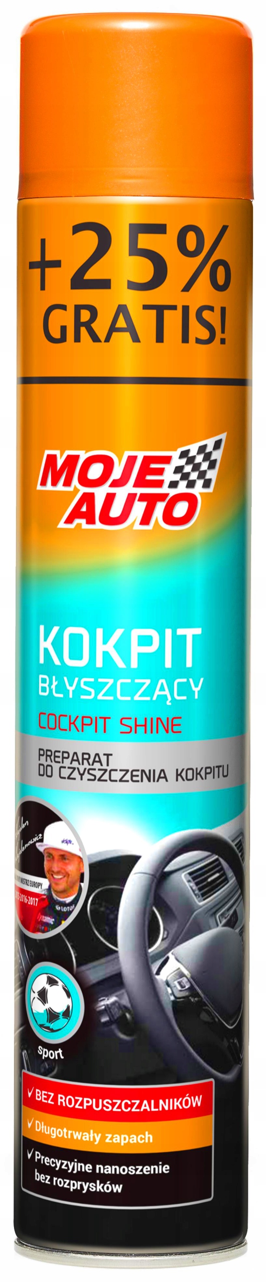 

Moje Auto Kokpit Nabłyszczający Sport 750 ml