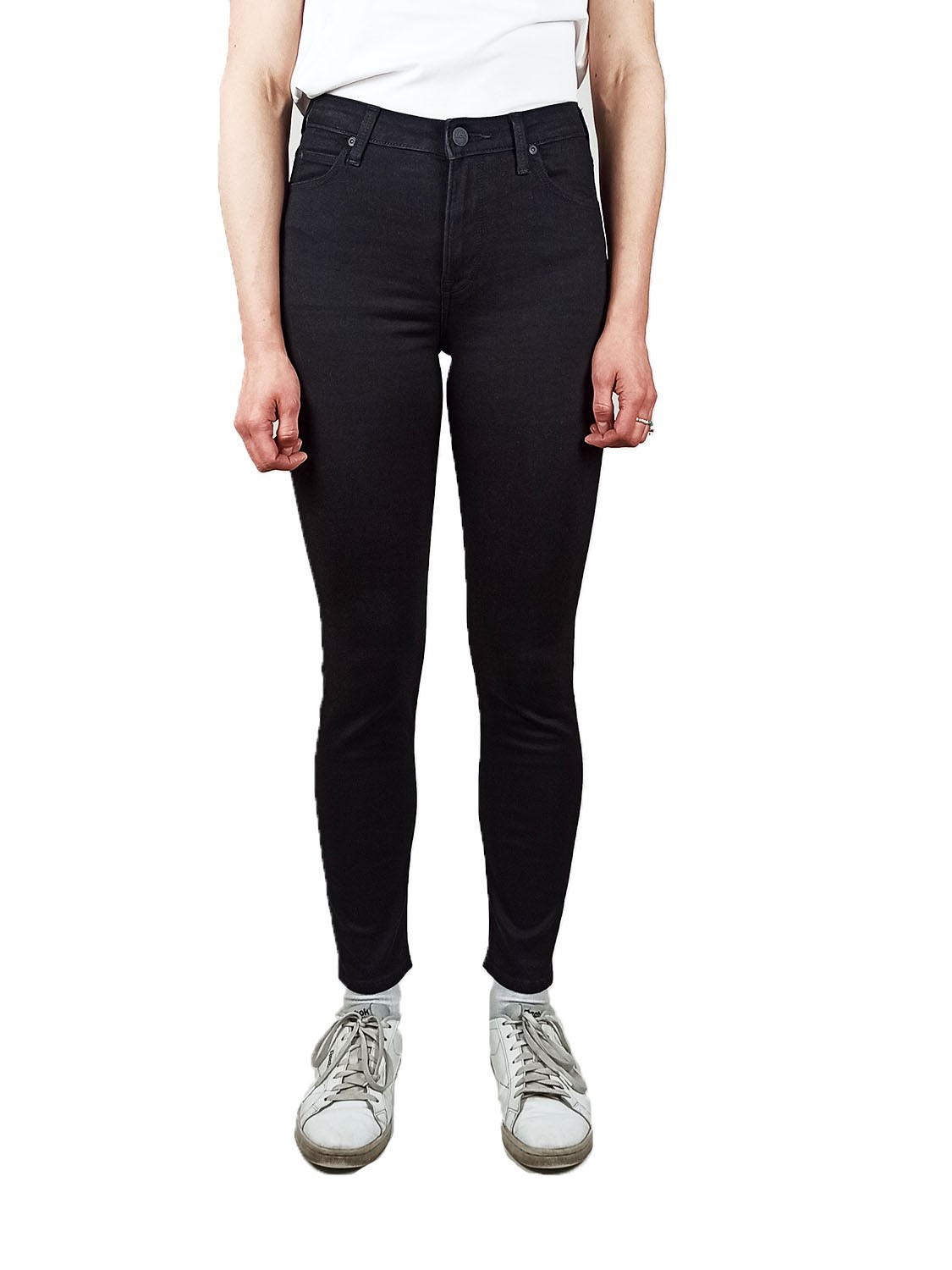 Kalhoty Lee Scarlett High Black 626AE47 31/31