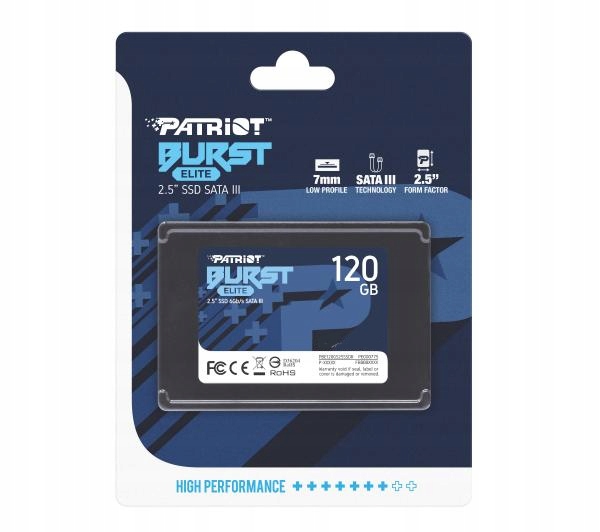 Dysk Ssd Patriot Burst Elite 120GB 450Mbps Sataiii