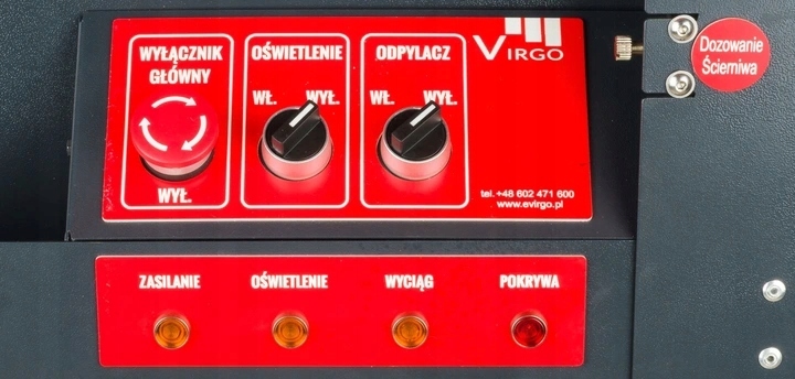 Piaskarka KABINOWA 900L Kabina Komora POLSKA Kod producenta PK900E