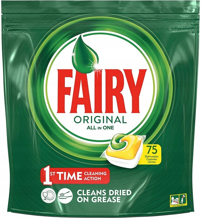 

Kapsułki do zmywarki Fairy Original Lemon 75 szt