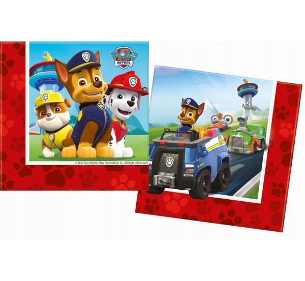 czapeczki papierowe "Paw Patrol - Ready For Action" 6szt. sym. 89442 — 5