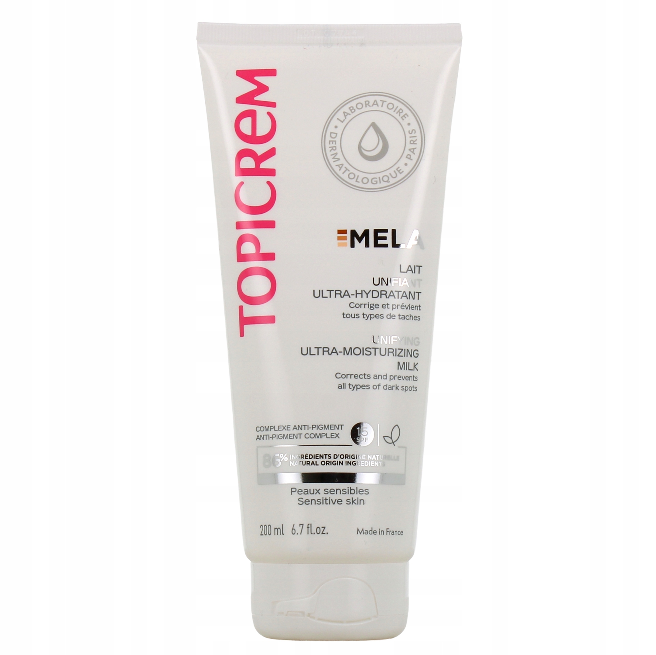 MELA Unifying Ultra-Moisturizing Milk SPF15 mleczko nawilżające przeciw przebarwieniom skóry SPF 15