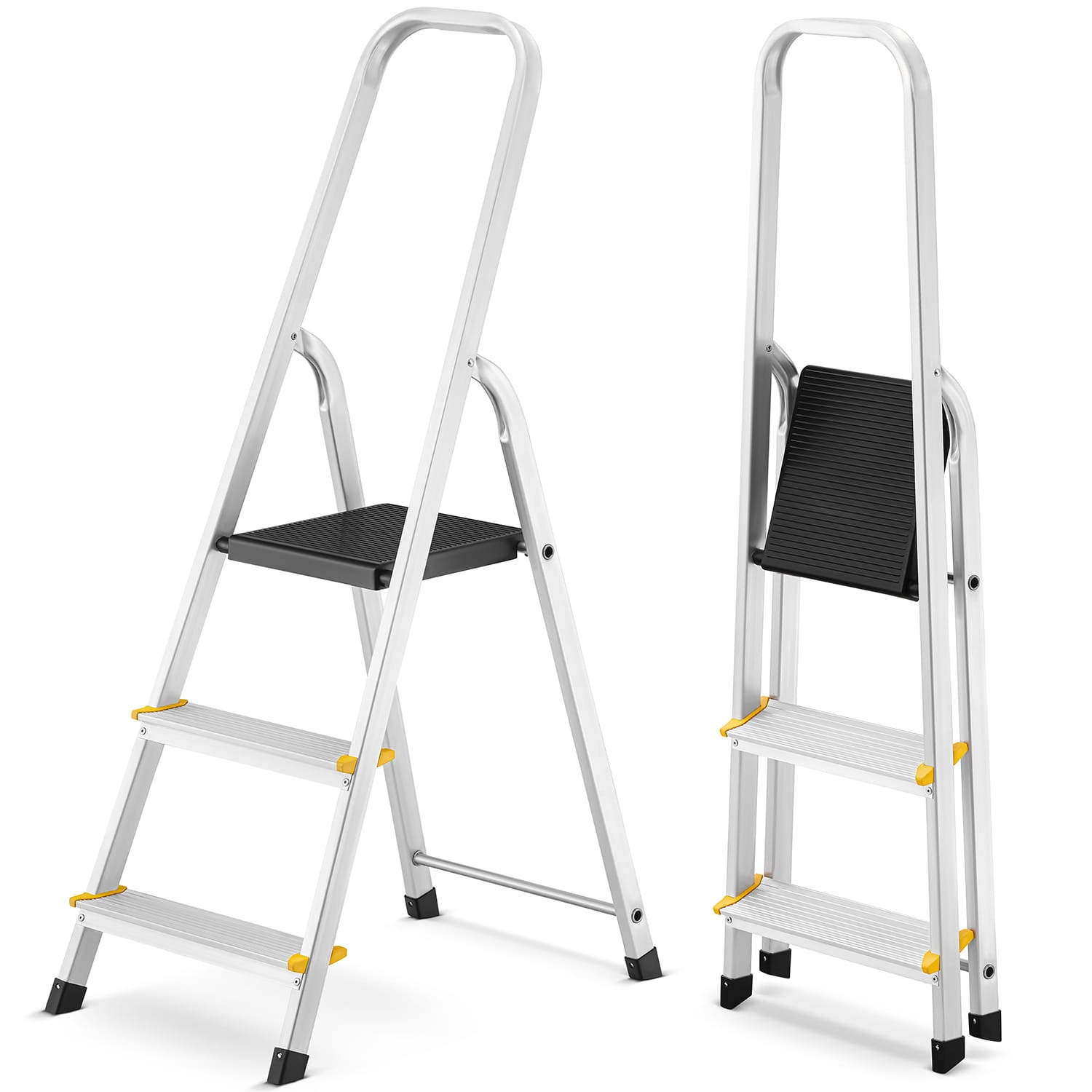 Žebřík jednostranný, profesionální Higher, 3 stupně, 150 kg