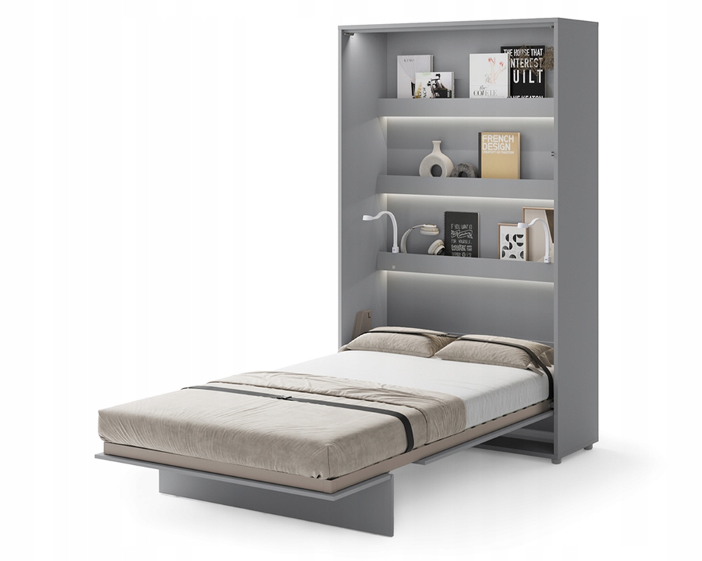 Półkotapczan Pionowy 120 Bed Concept Szary