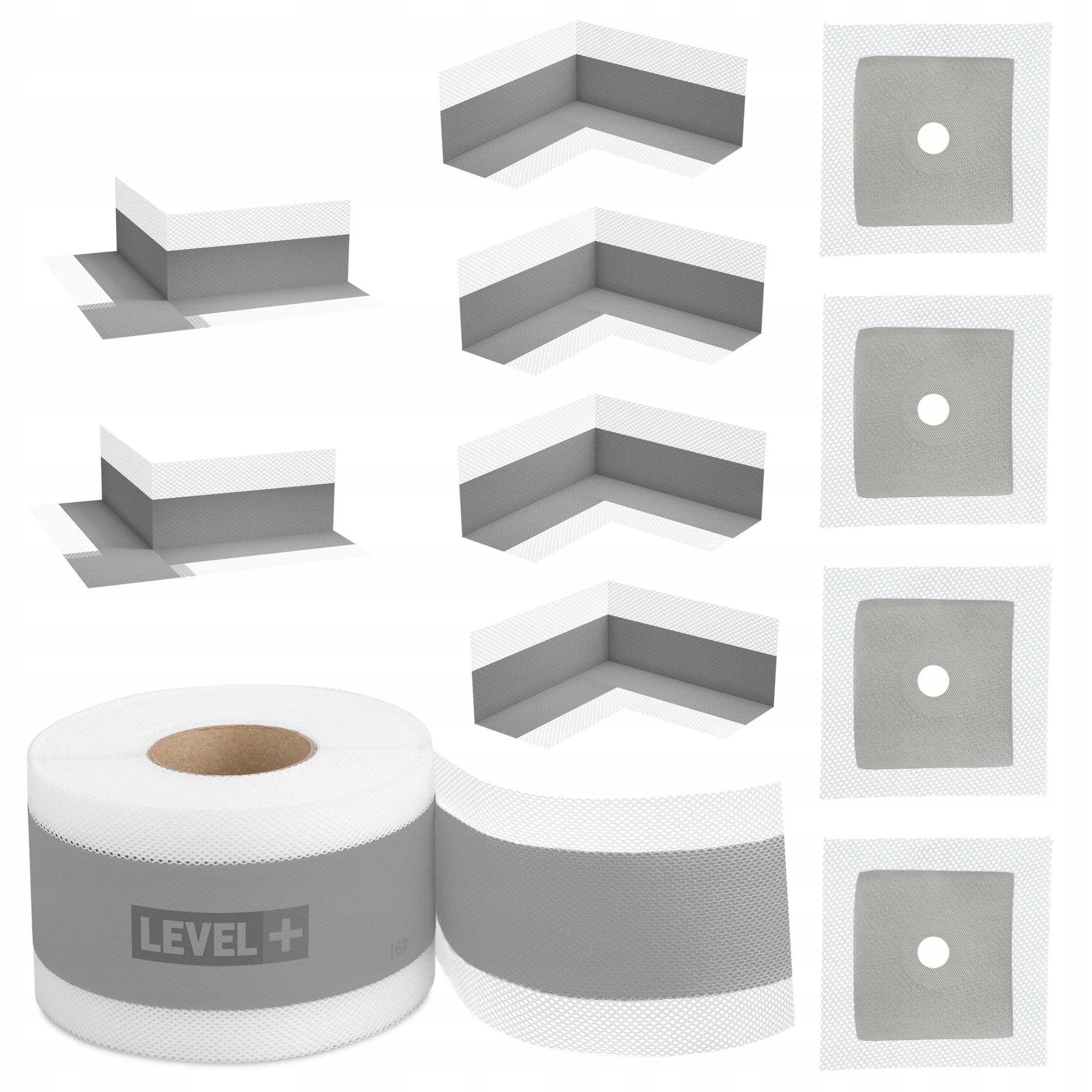 Zestaw do Hydroizolacji Taśma G01 20mb Narożniki 6szt Mankiety 4szt SETG7