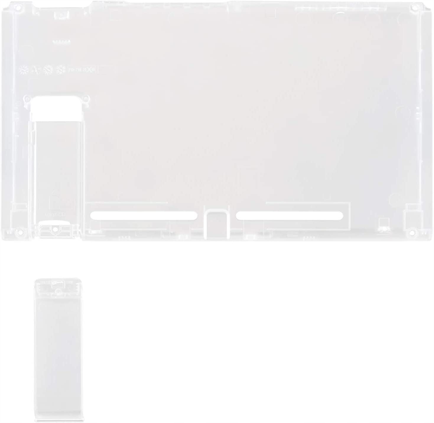 Tył plecy plecki obudowy konsoli Nintendo Switch V1 V2 Transparentny Biały