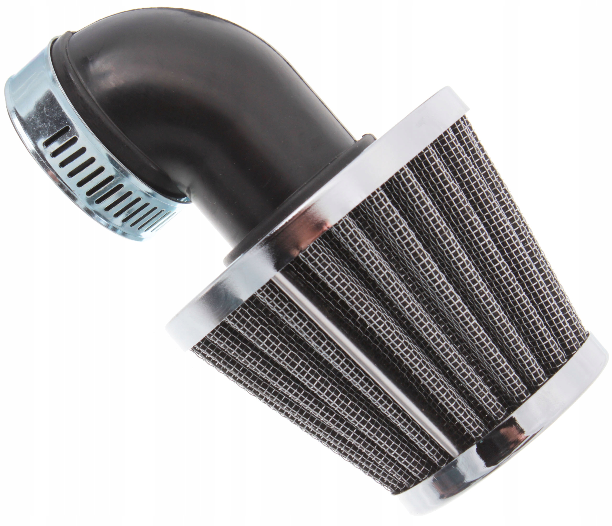 

Skuter 4T Filtr Stożkowy Duży Łamany 90st Chrom 38