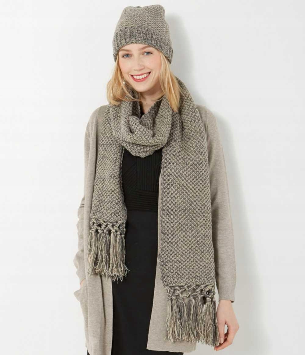 D1L067 CAMAIEU__Y06 SZALIK FRĘDZLE__210X30 Długość (cm) 200 cm