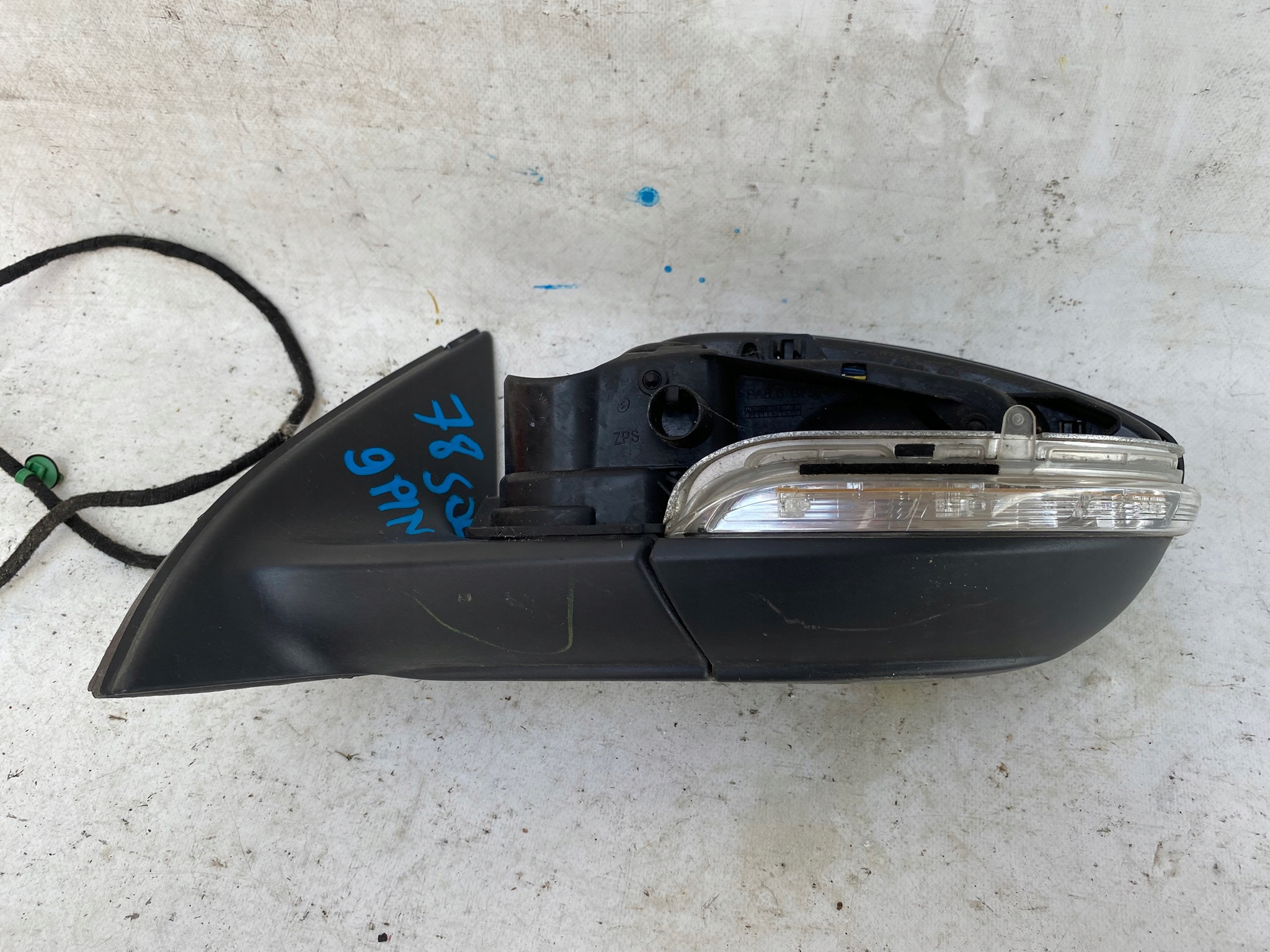 VW PASSAT B7 10- Spiegel links 9 PIN 3AB857501D