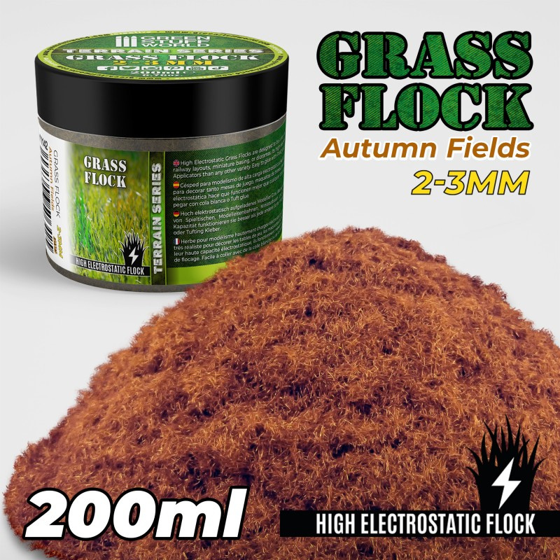Static Grass Flock 2-3mm Autumn Fields 200 ml