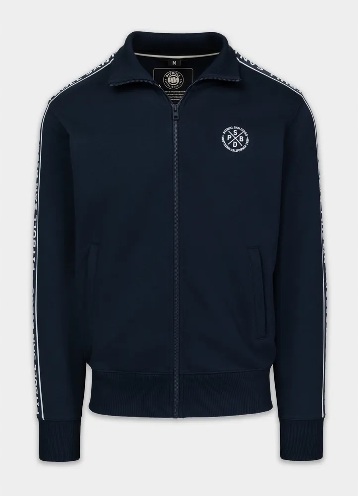 Pánská Rozepínací mikina Pitbull Nexus bavlněná se stojáčkem track jacket 3XL
