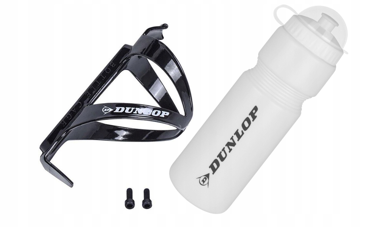 ZESTAW ROWEROWY BIDON DUNLOP 750ML + KOSZYK ŚRUBY