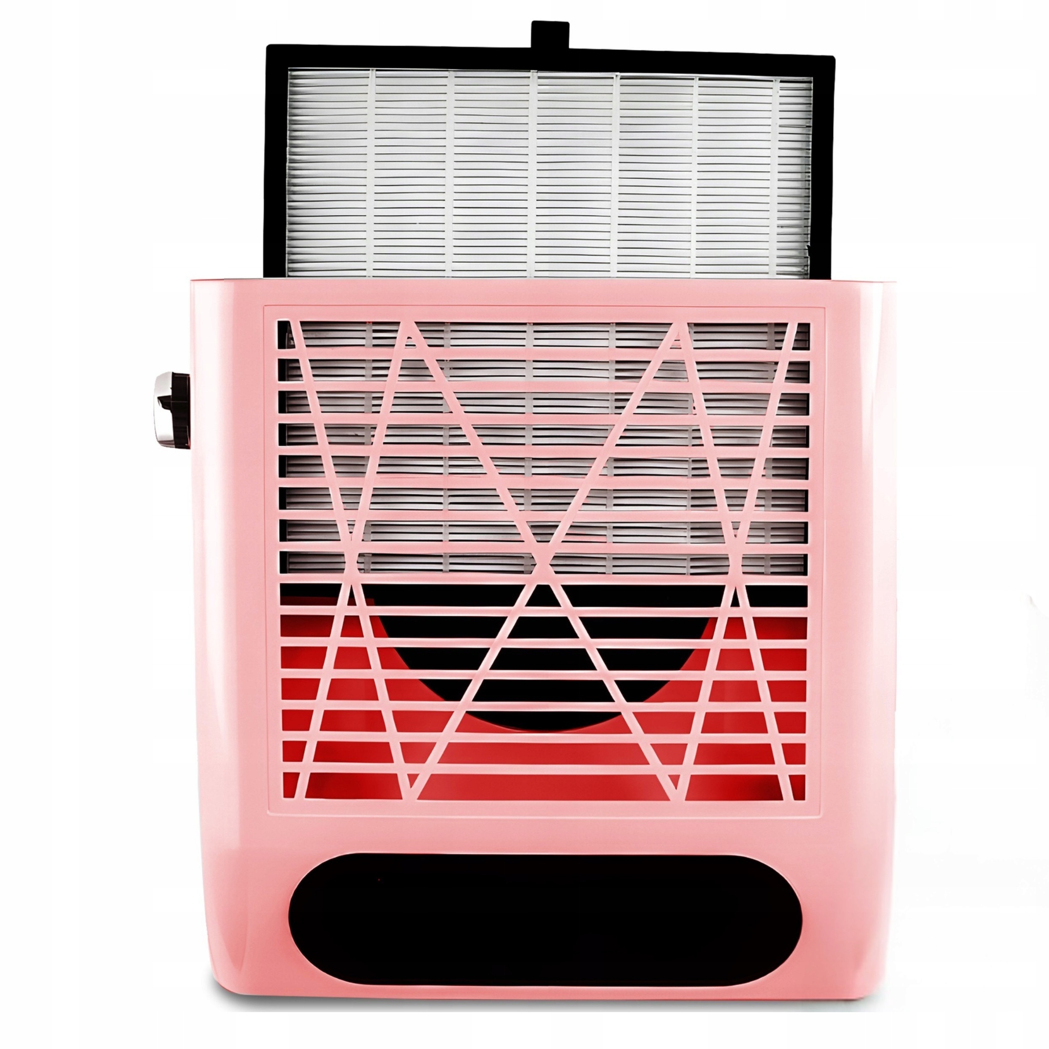 Mocny pochłaniacz pyłu kasetowy do paznokci 80 W różowy pink Retoo UR170-1