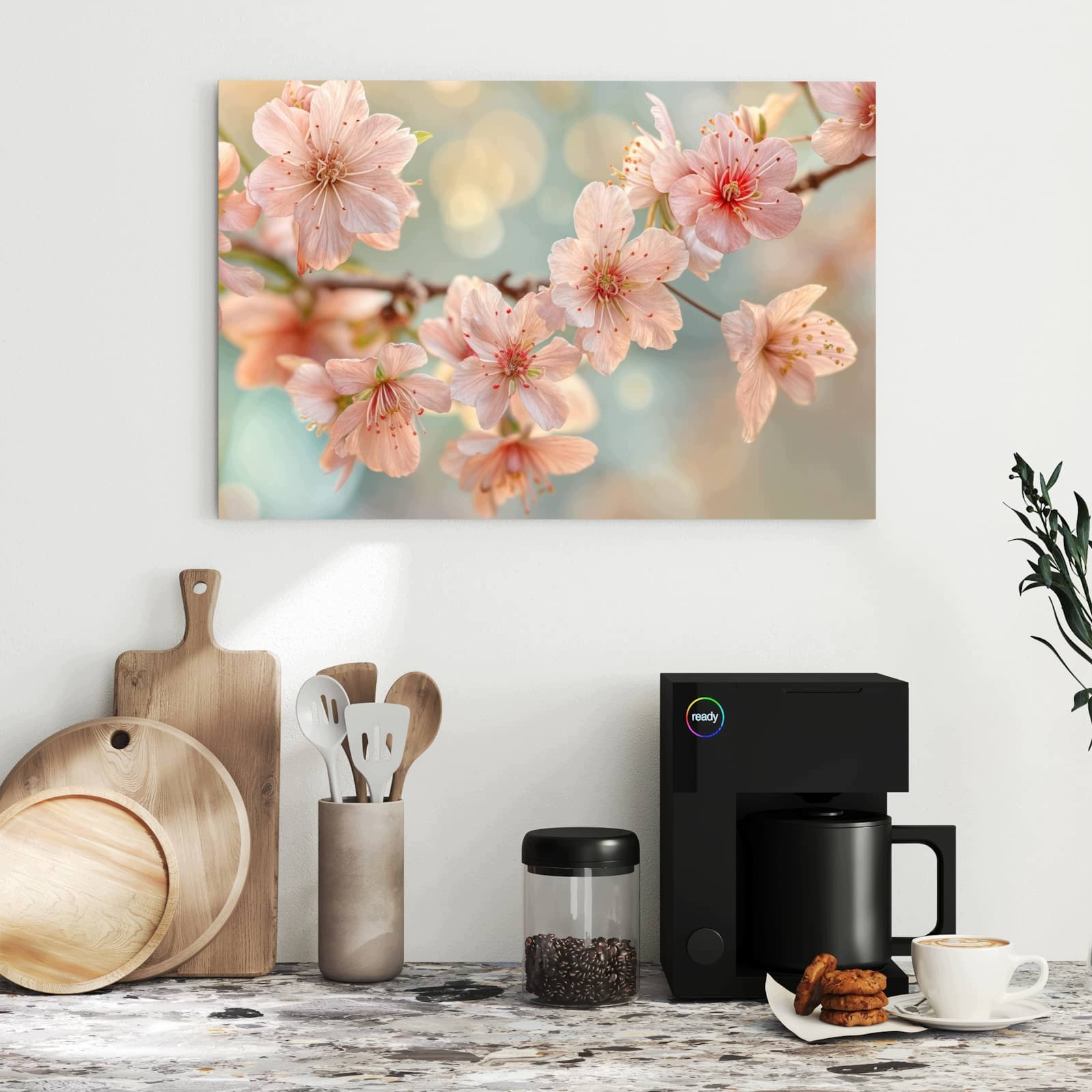 Magnetická tabule Kouzlo květu třešní 60 × 40 cm