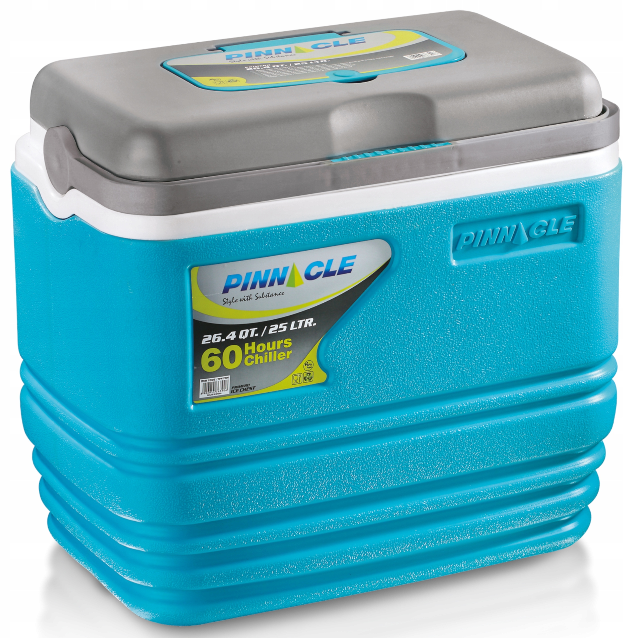Turistická lednička Pinnacle TPX7006 25 l tyrkysová na piknik, pláž, kempování