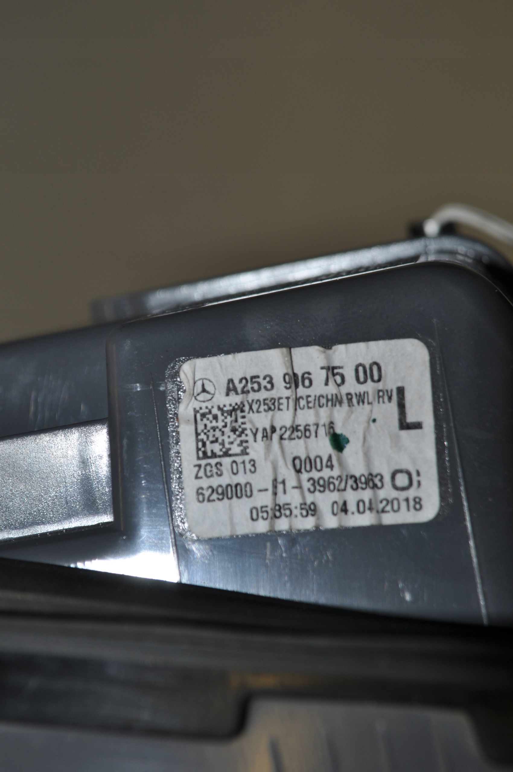 MERCEDES W253 X253 фонарь левый led