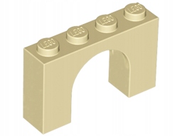

Lego 6182 Łuk Mostek 1x4x2 piaskowy Nowy (2g)